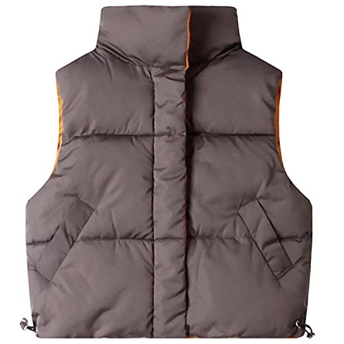EISHOW Kids Toddler Baby Girl Boy Vest Sleeveless Waistcoat Warm Puffer Jacket Outwear with Zipper Snowsuit Winter Coat (Gray,6-12 Months,6 Months,12 Months) | Amazon (US)