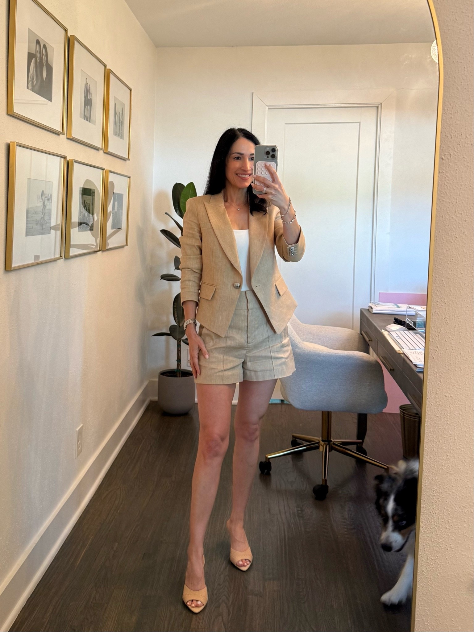 Veronica beard set with Nordstrom open edit sandals under 80

#LTKOver40 #LTKPetite