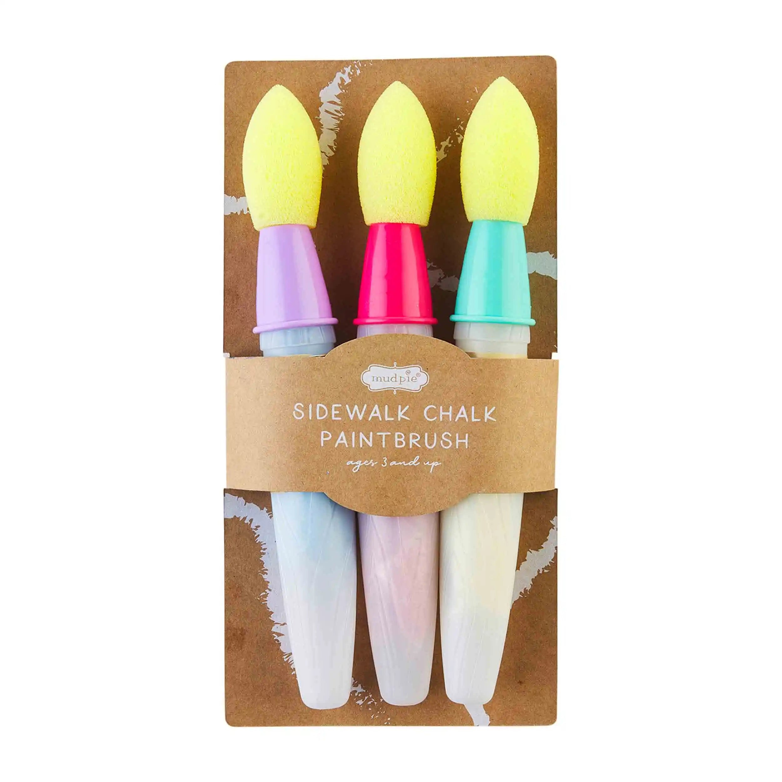 Sidewalk Chalk Paint Brush Set, Pink | SpearmintLOVE