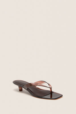 Dark Brown Jelly Gaia Heels | Tuckernuck (US)