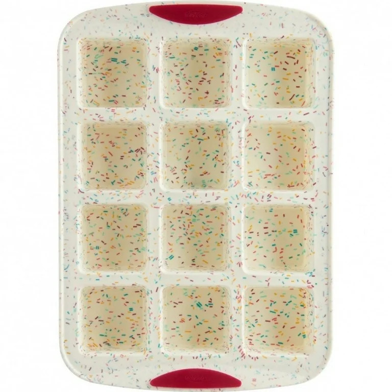 Trudeau Confetti Structure Silicone, 12-Cavity Brownie Mold, 05120125 | Walmart (US)