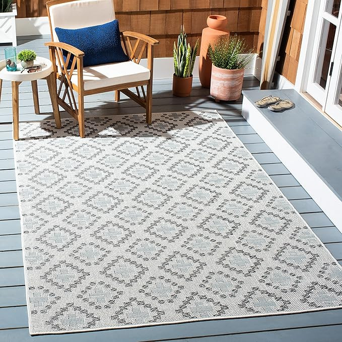 Martha Stewart by SAFAVIEH Collection MSRO307F Indoor/ Outdoor Waterproof Easy Cleaning Patio Bac... | Amazon (US)