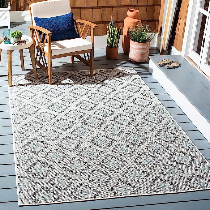 Martha Stewart by SAFAVIEH Collection MSRO307F Indoor/ Outdoor Waterproof Easy Cleaning Patio Bac... | Amazon (US)