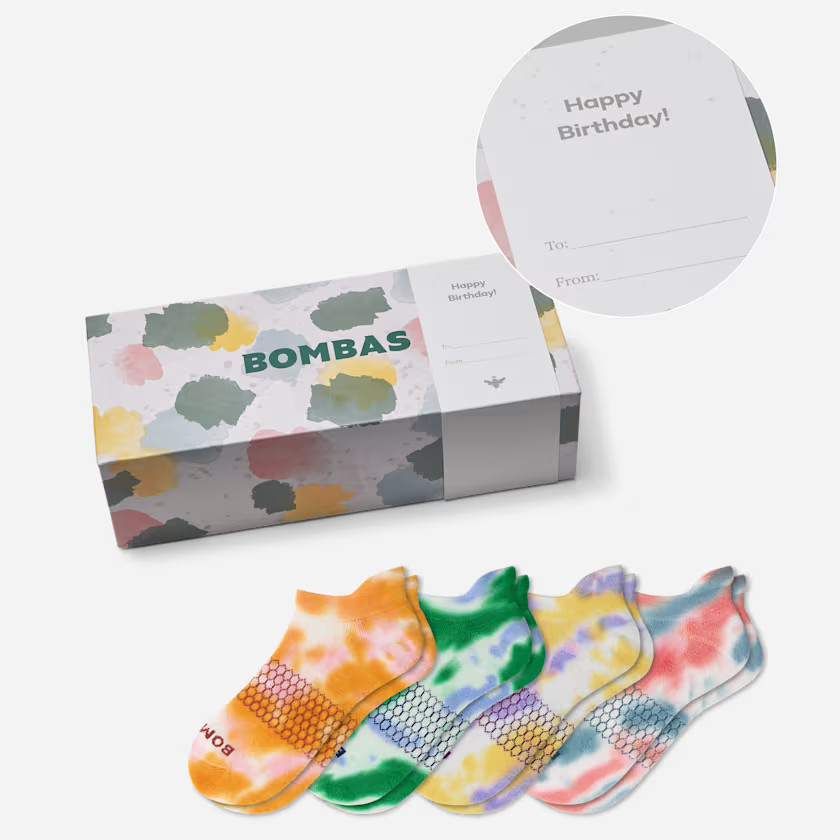 Women's Celebration Ankle Sock 4-Pack Gift Box | Bombas