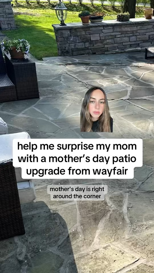 there is nothing like giving your mom her dream patio makeover for mothers day….  @Wayfair, #AD, #WayfairPartner, #Wayfair