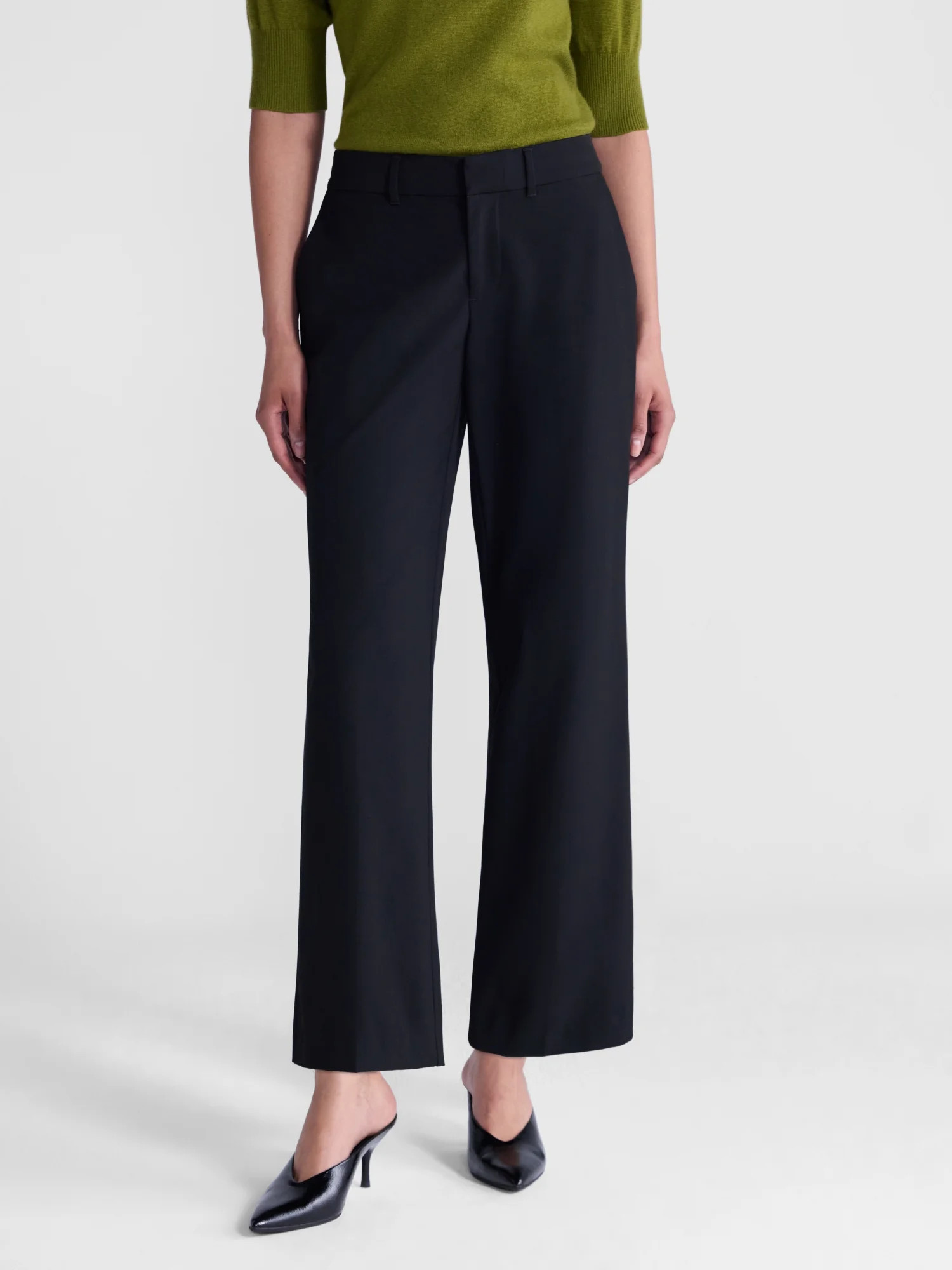 Scoop Women's and Women's Plus Low Rise Crease Trousers, Sizes 0-28W - Walmart.com | Walmart (US)