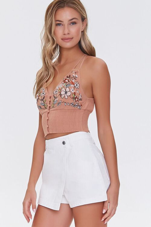 Twill Buttoned Wrap Skort | Forever 21 (US)