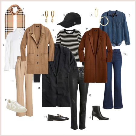 Sweater coats for everyday and travel.

Sweater coats, sweaters, loafers, boots, sneakers, flared jeans, denim shirt, Burberry scarf, earrings, coated jeans, trousers, blouse 

#LTKstyletip #LTKHoliday #LTKSeasonal