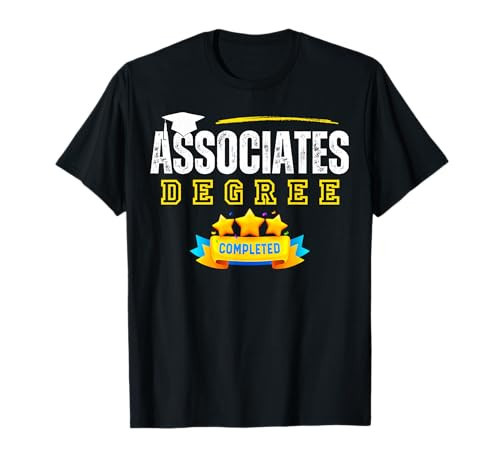 Associates Degree Graduation Senior Celebration Grad Party T-Shirt | Amazon (US)