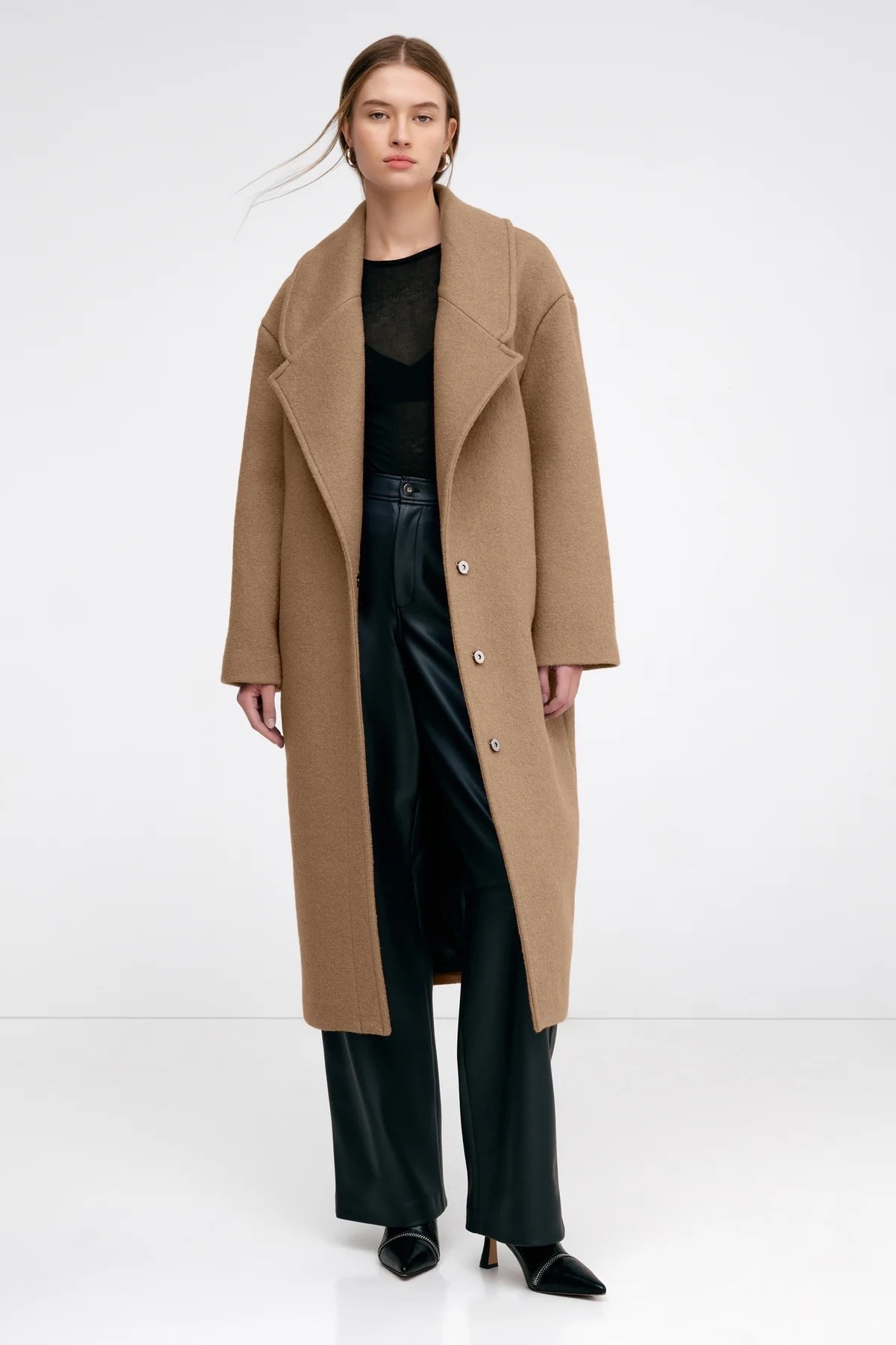 I saw a post in a tall girl group where someone was looking for a 100% wool coat, and honestly—that’s a hard ask these days. So many coats are blended with polyester, and finding one that’s both 100% wool and tall-friendly is an even rarer find.
I did come across this 100% wool coat from Marcella New York. It’s not technically a tall size, but this is one of those brands that tends to run tall-friendly across a lot of their pieces. I also really appreciate that they show the coat on a variety of models and include full measurements—not just height, but actual body stats—which makes it much easier to gauge fit.
I can’t say for sure if the sleeve length would work for my very long-armed tall girls, but if you’re a shorter tall, this could be a really solid option.

#LTKPlusSize #LTKTall #LTKMidsize