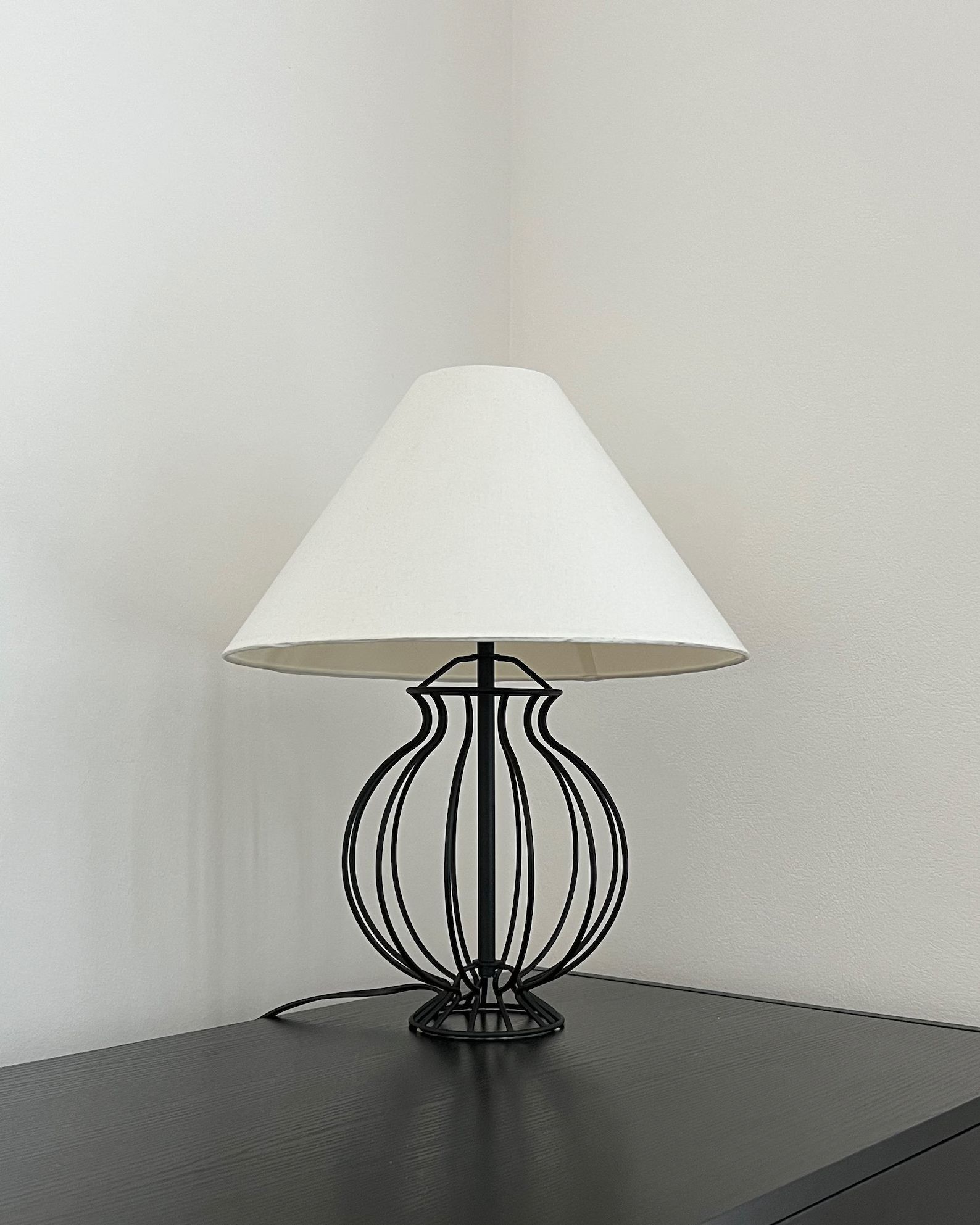 Vintage Italian Table Lamp - Desk Light - Italy Lighting with Shade - 1970s Mid Century Design | Etsy (US)