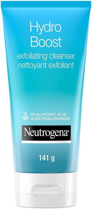Neutrogena Hydro Boost Exfoliating Face Scrub - Hyaluronic Acid and AHA - Face Cleanser - Non-Com... | Amazon (CA)