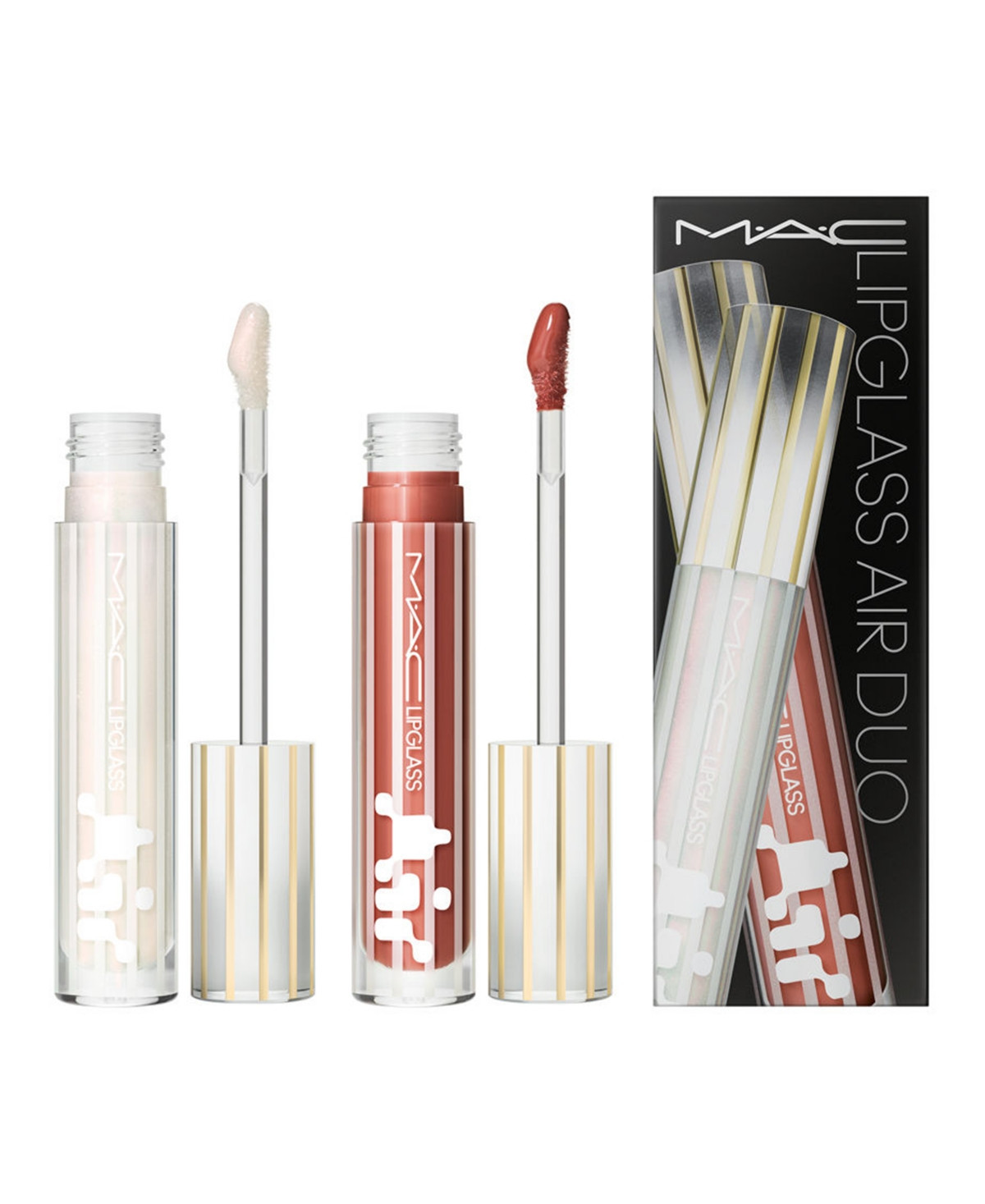 Mac 2-Pc. Mini Lipglass Air Duo Set - Ice Baby, Love Me | Macy's