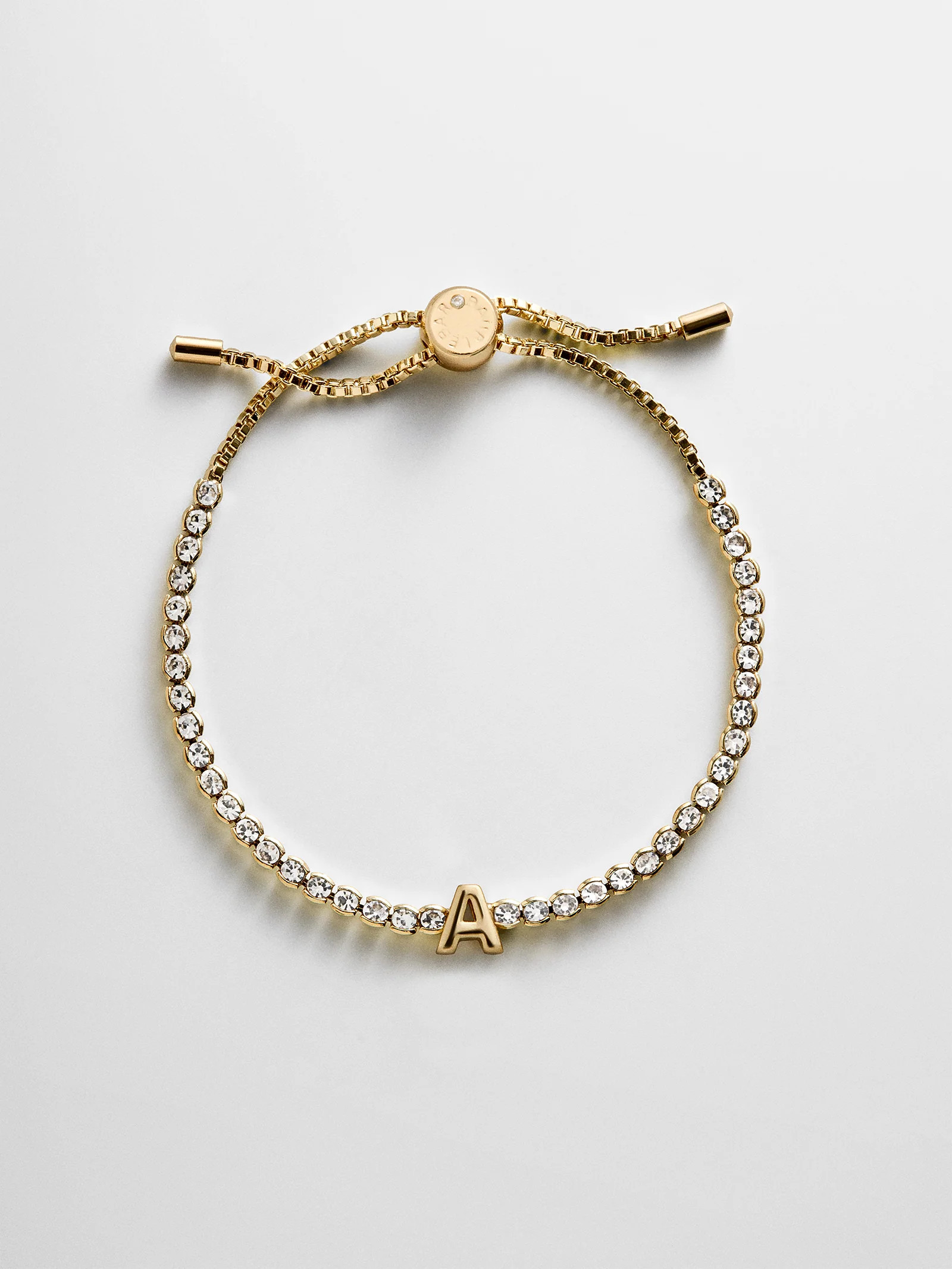 Block Letter Tennis Bracelet - Initial Tennis Bracelet | BaubleBar
