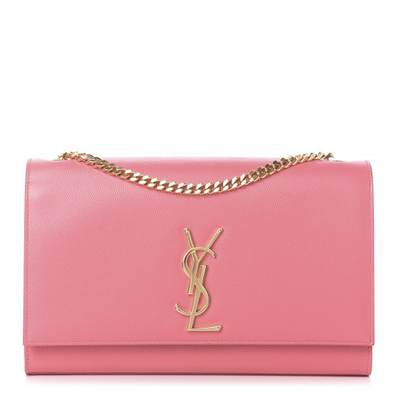 Grain De Poudre Medium Classic Monogram Kate Satchel Rose Clair | Fashionphile