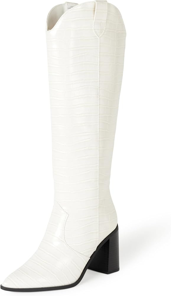 The Drop Women's Cassandra Knee-high Western Boot Overknee | Amazon (US)