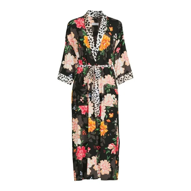 Sofia Intimates by Sofia Vergara Women's and Women's Plus Long Wrap Robe | Walmart (US)