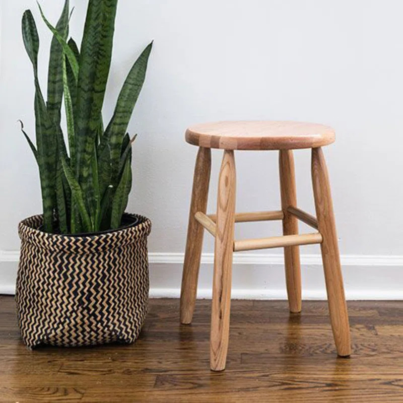 Pellegrini Solid Wood Utility Stool | Wayfair North America