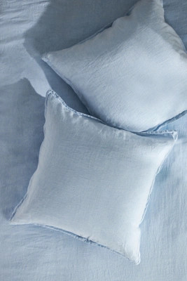 Washed Linen Euro Sham | Anthropologie (US)