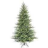 Amazon.com: Puleo International 7.5 Foot Pre-Lit Alberta Spruce Artificial Christmas Tree with 1,... | Amazon (US)