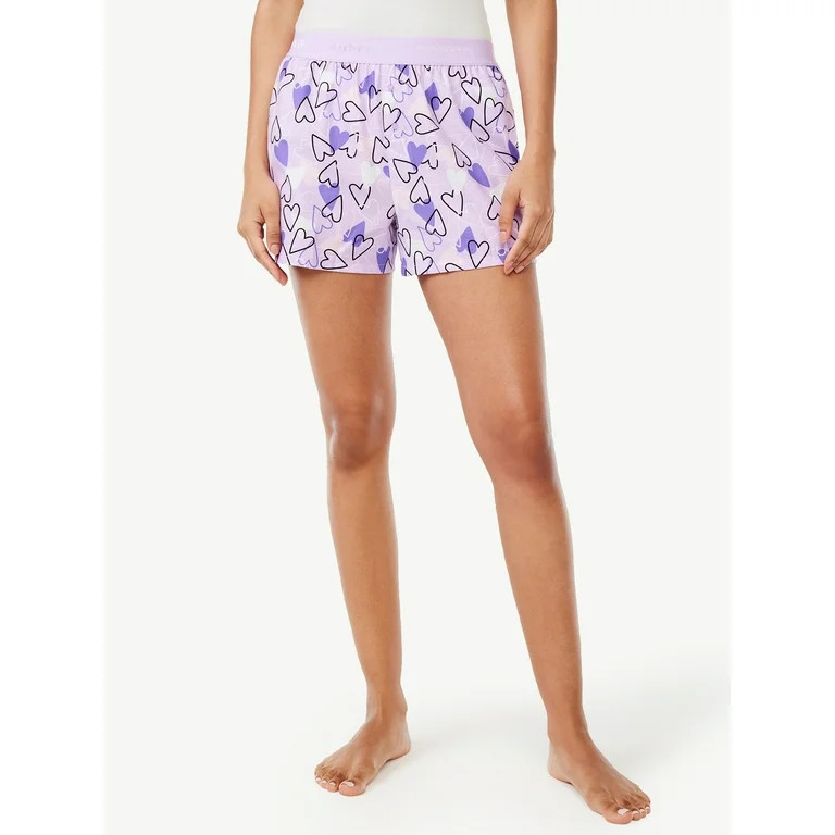 Joyspun Women's Woven Boxer Shorts, Sizes S to 3X | Walmart (US)