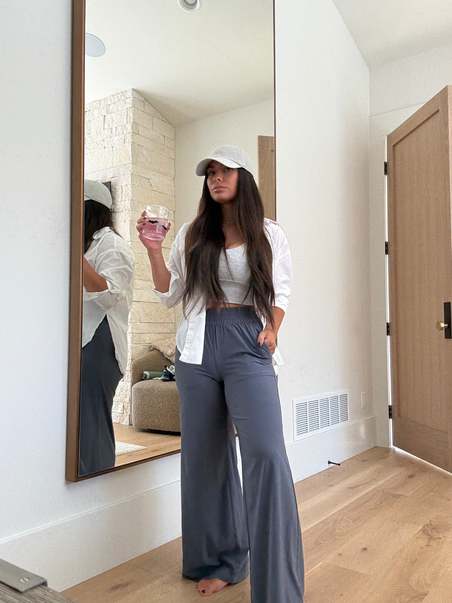 The Villa wide leg pants are one of my all time favorites. Such a versatile piece and they are super comfy. I have them in multiple colors. These are my favorite hats too! 

#LTKHome #LTKStyleTip
