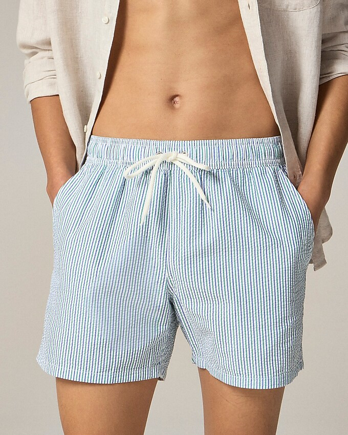 6'' swim trunk in seersucker | J. Crew US