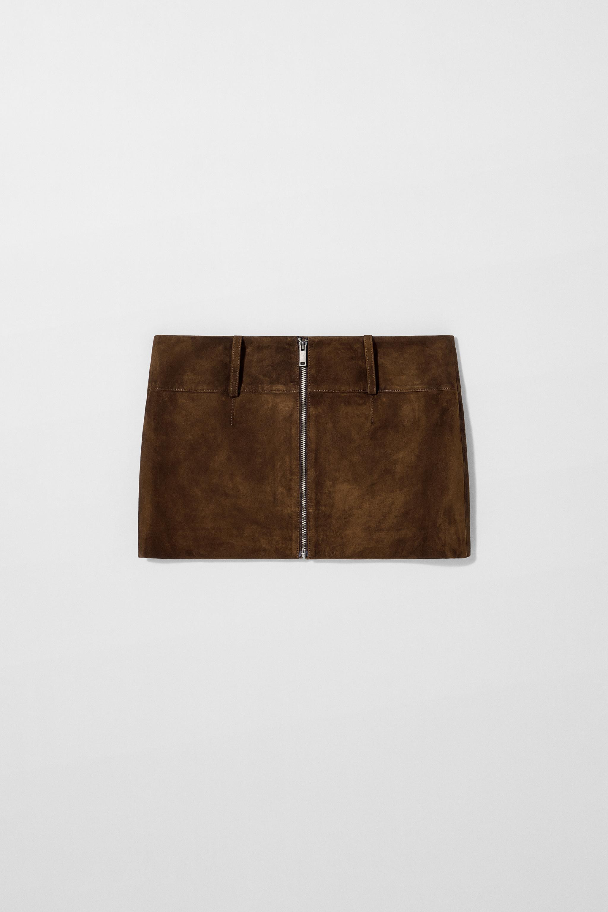 SUEDE LEATHER SKIRT KATE MOSS X ZARA | Zara UK
