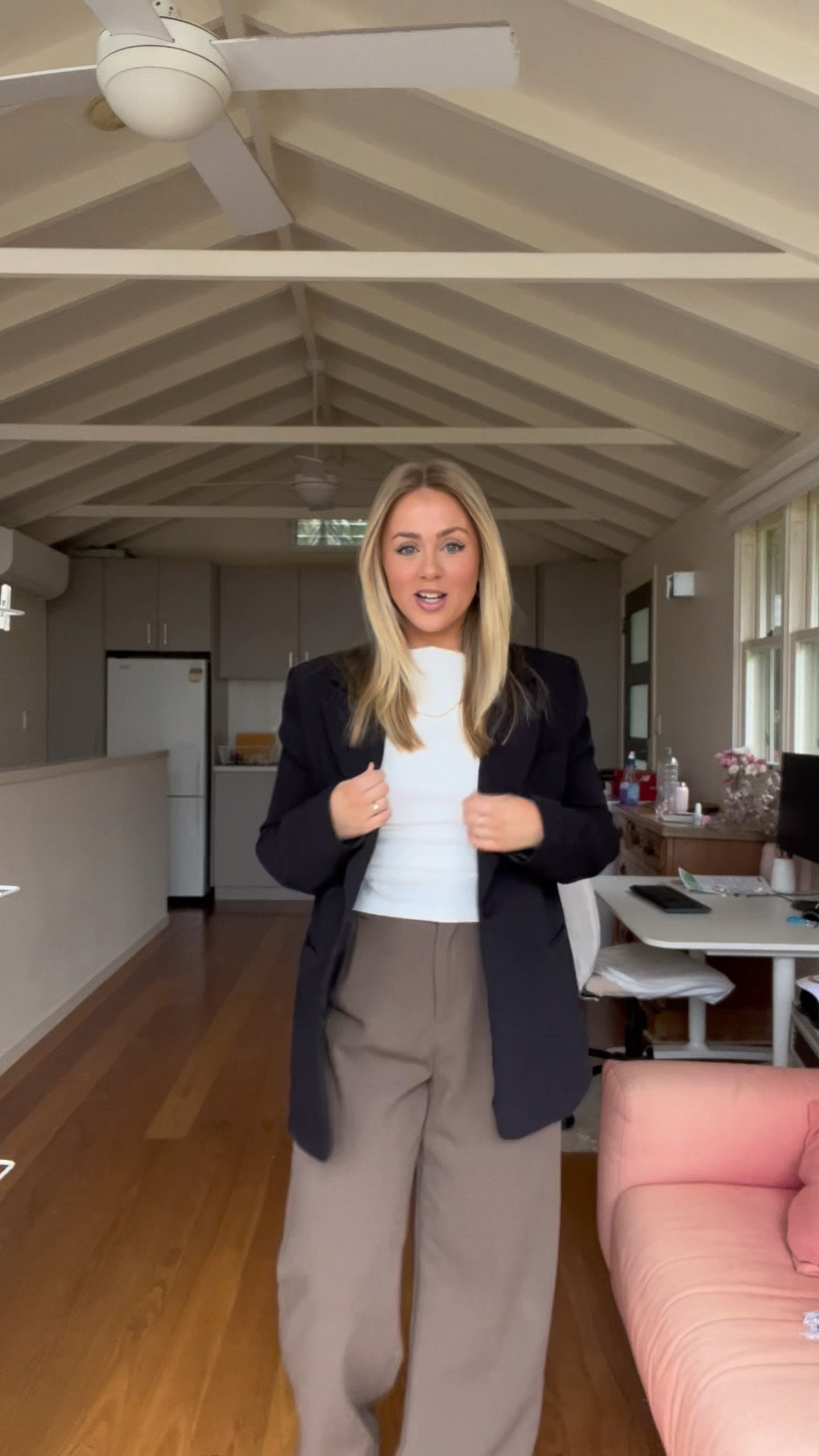 One of my fave recent work outfits! The top is sold out in the white but they also have a black and brown! I wear size 8 in the top and 10 in the pants xx 

#LTKworkwear #LTKaustralia #LTKstyletip