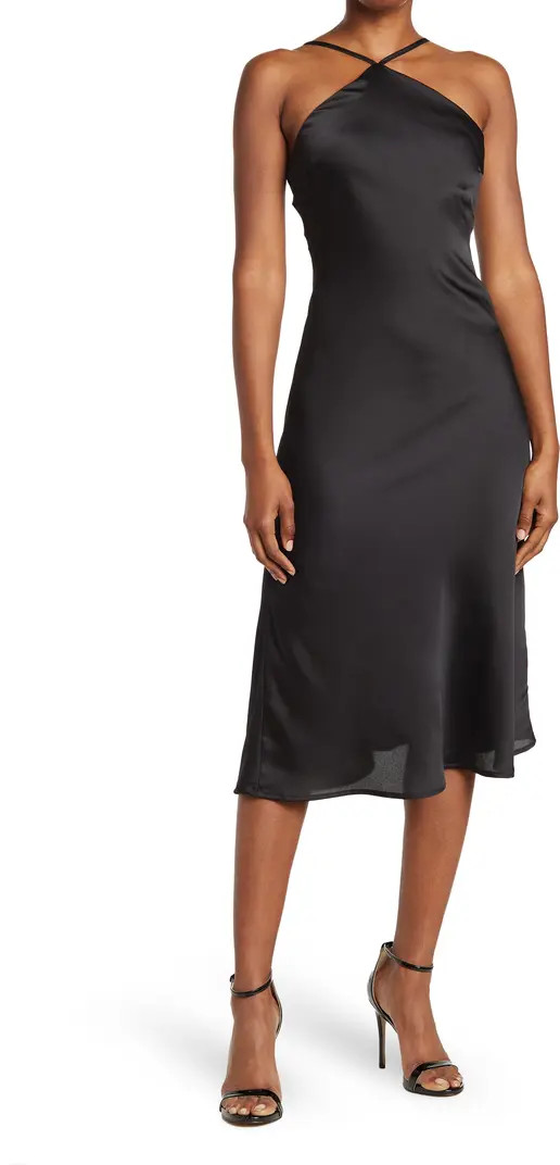 Triangle Halter Midi Dress | Nordstrom Rack