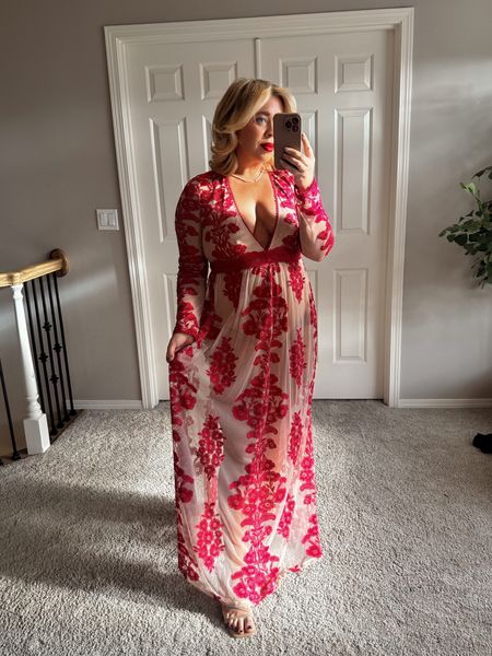 Valentines splurge worthy dress from love and lemons. Would also be so stunning for a bridal, engagement, or baby pregnancy photoshoot! Wearing a size XL

#LTKSeasonal #LTKbeauty #LTKmidsize