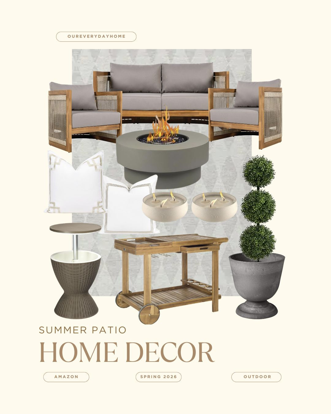 Summer patio home decor 

 #LTKSeasonal #LTKHome