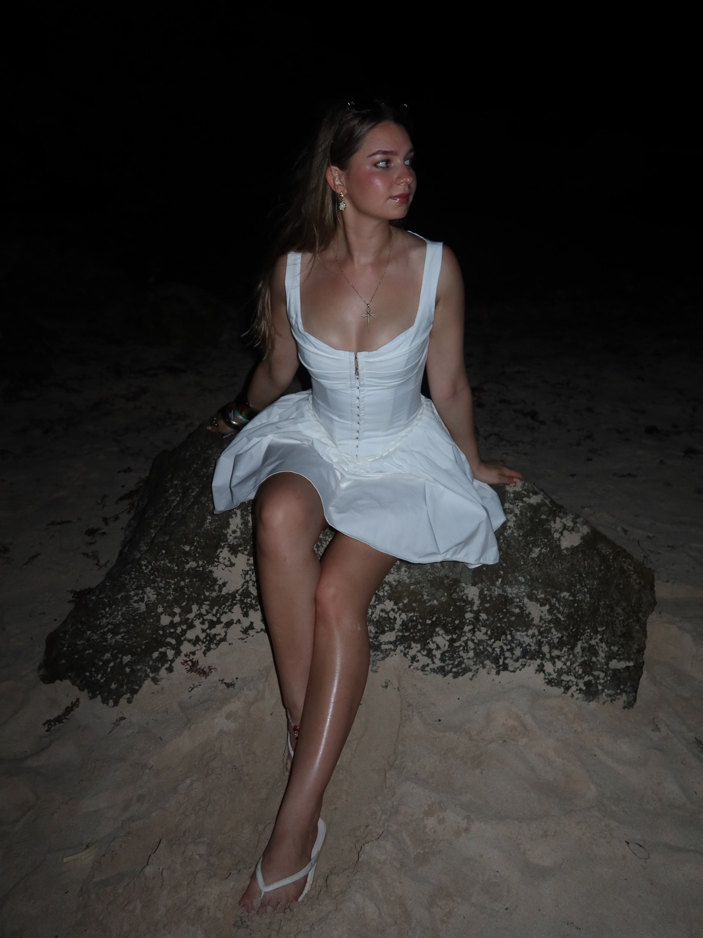 Washed ashore 🐚🧜🏻‍♀️

#houseofcb #whitedress #tulumfashion #ltkfashion 

#LTKootd #LTKValentine #LTKTravel