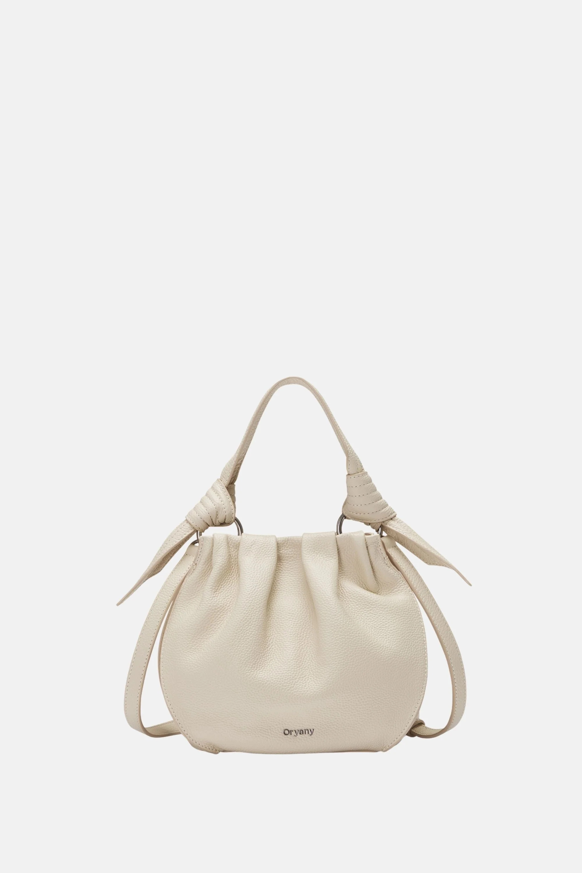 Oryany - Selena Bucket Bag - Medium Crossbody - Cream Leather | FUTURE BRANDS GROUP LLC