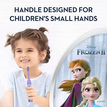 Oral-B Kids Battery Power Electric Toothbrush Featuring Disney's Frozen for Children and Toddlers... | Amazon (US)