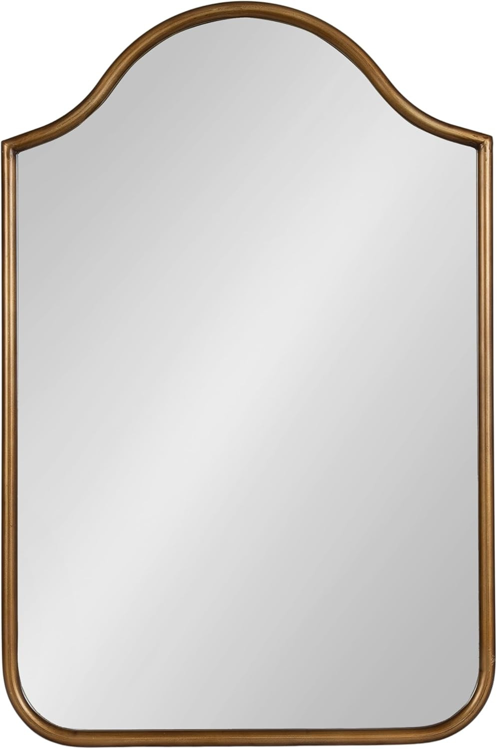 Kate and Laurel Fellows Scallop Arched Wall Mirror; 24 x 36; Antique Gold; Traditional Decorative... | Amazon (US)