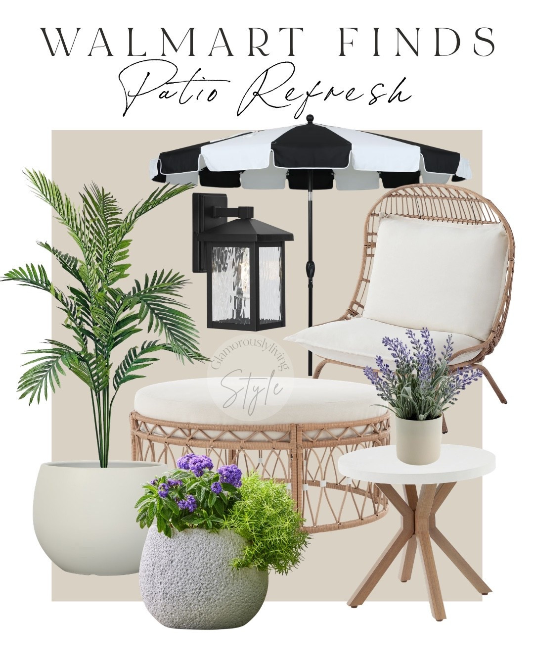 Spring patio refresh 🤍


Spring home finds | outdoor furniture | patio furniture | home decor | faux plants | planters | Walmart home finds | outdoor lights 

#LTKSaleAlert #LTKHome
