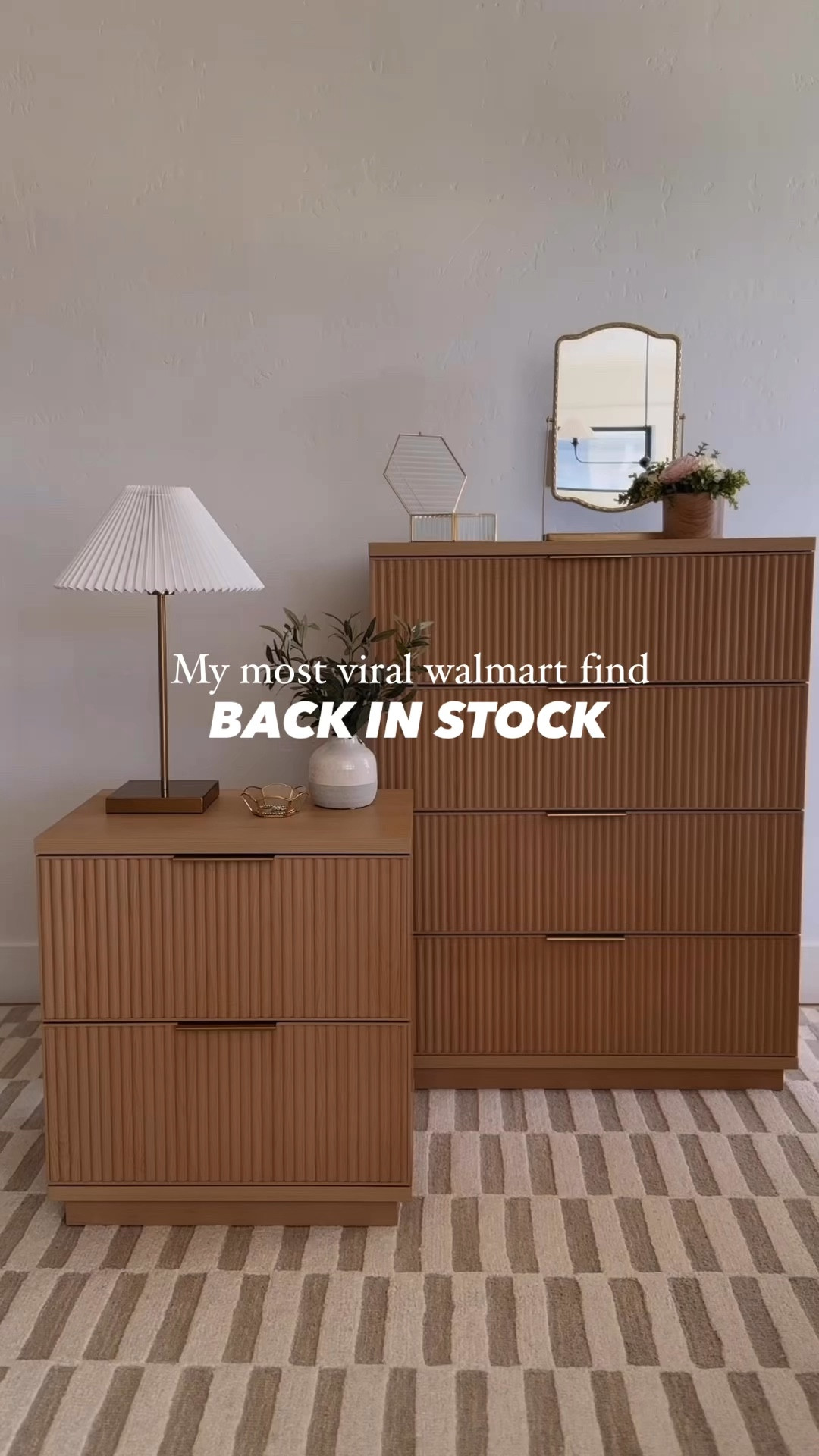 The viral fluted dresser under $200 from walmart is finally back in stock! This sells out so fast and has been gone since early April!

#LTKHome #LTKFindsUnder100 #LTKSaleAlert