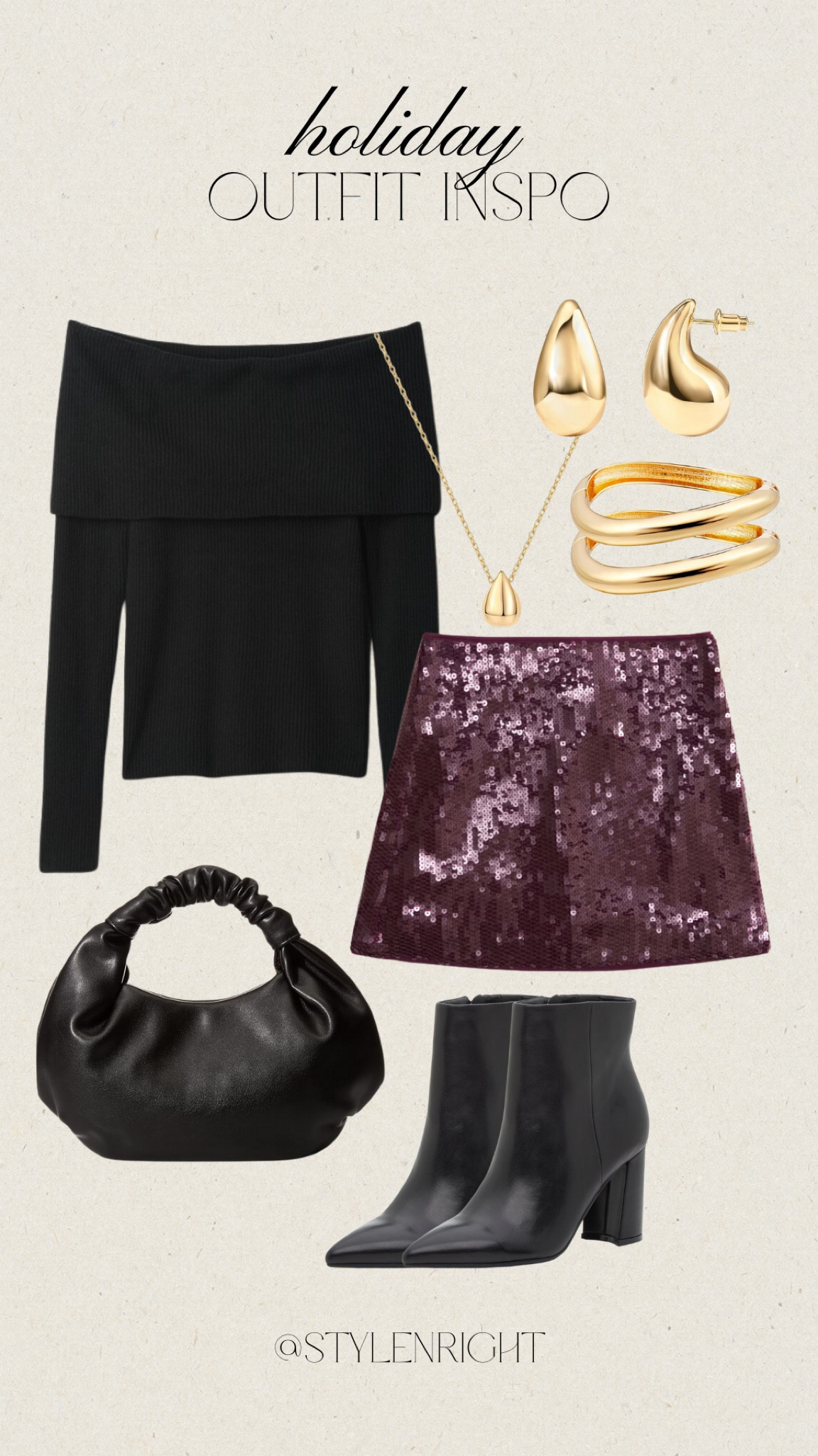 Holiday outfit inspo! 

Women’s fashion, holiday, new years, outfit inspo, ootd, holiday outfit inspo, new years outfit inspo, holiday fashion, sweater, sequin skirt, purse, booties, jewelry 

#LTKStyleTip #LTKOver40 #LTKHoliday
