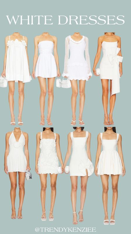 white dresses / white dresses for the bride / wedding dresses for the bride / rehearsal dinner dresses / bachelorette party dresses 

#LTKTravel #LTKParties #LTKWedding