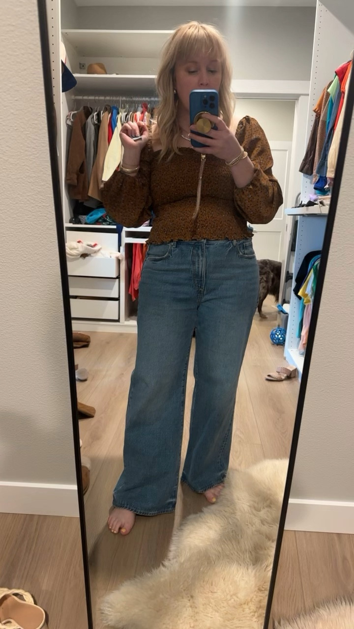 In love with these jeans and such a great price. I am in the petite so the regular must be real long  