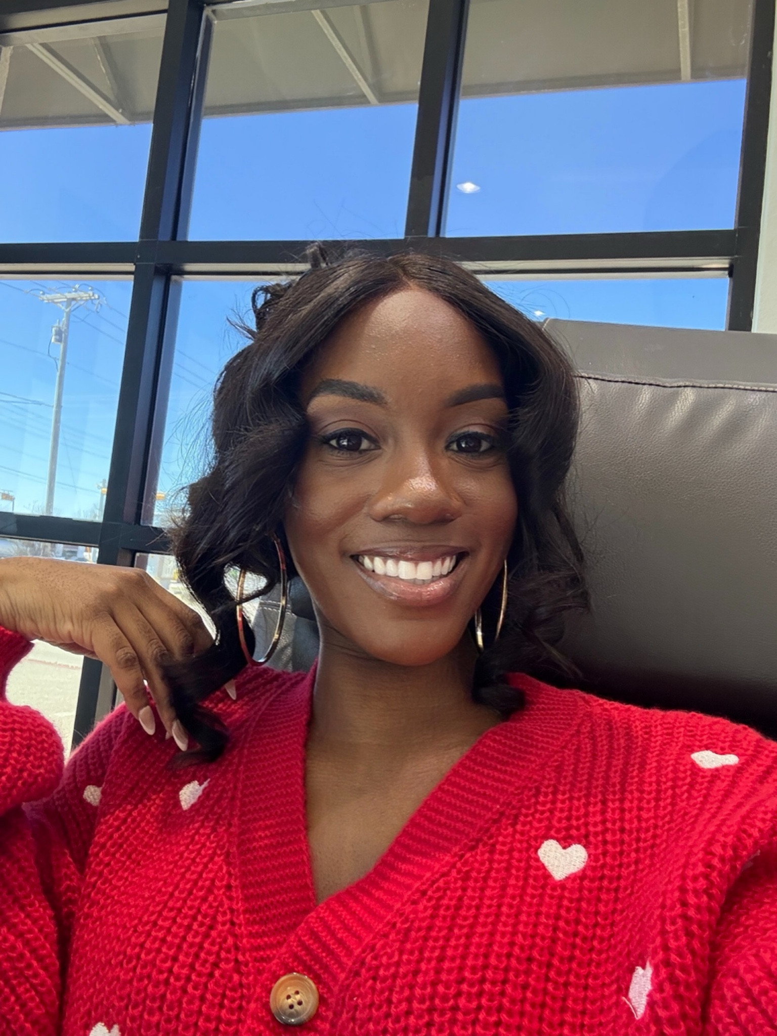 Valentines day is right around the corner and this cardigan is the sweetest! #valentinesday 

#LTKMostLoved #LTKFindsUnder50 #LTKPetite