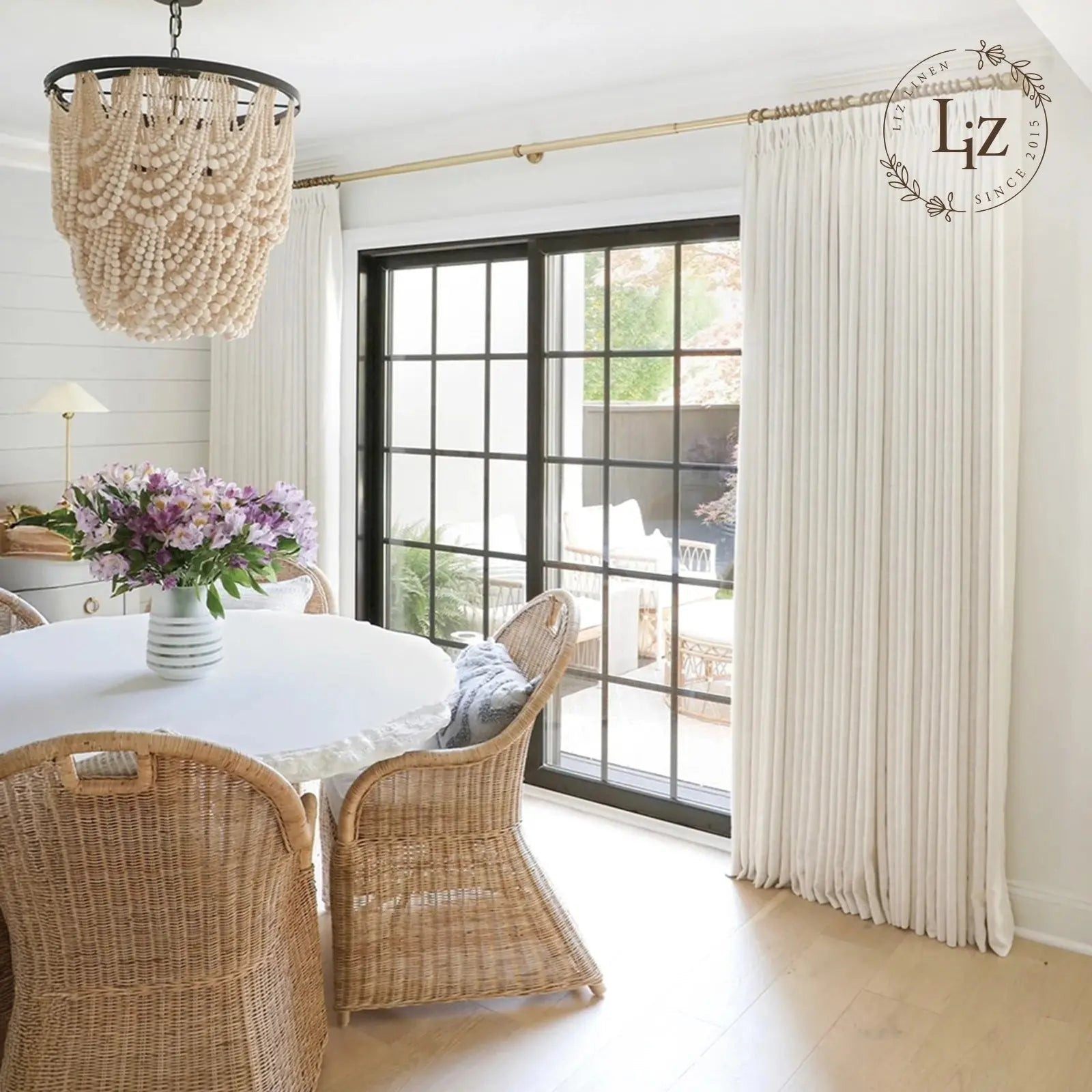 Liz Linen Drape Pleated | TWOPAGES