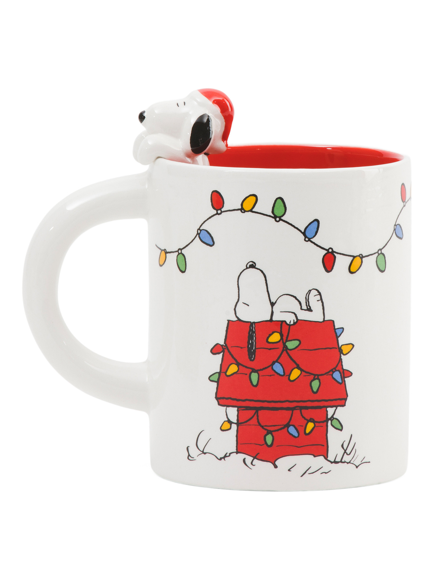 Peanuts Snoopy Christmas Lights Critter Mug | TJ Maxx