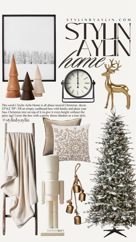 This weeks Stylin home is all about neutral holiday decor ✨ Holiday style, home decor, neutral home decor, StylinAylinHome 

#LTKstyletip #LTKhome #LTKHoliday