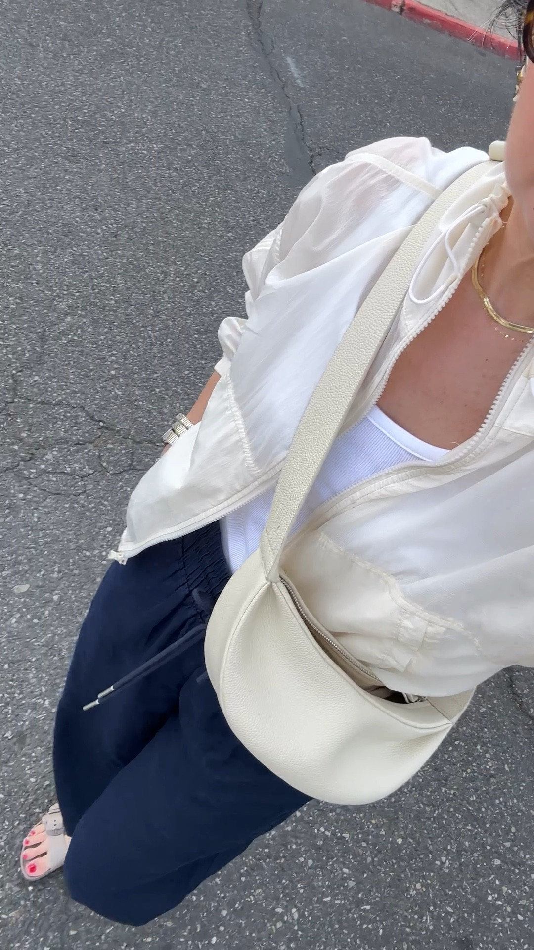 Sunday OOTD - wearing a medium 30” in pants. I linked this years version of my windbreaker! It’s such a good one! 

#LTKootd