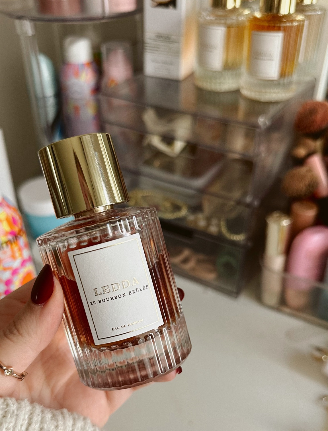 Some brands just get it, and Ledda is one of them. If it’s not Ledda, I don’t want it—I’ve bought every single fragrance without even smelling them first and have never been let down. 

My current obsession is their newest fragrance, 20 Bourbon Brûlée. It’s giving warm, cozy winter vibes with notes of vanilla bourbon, whiskey accord, and caramel. Plus, it looks so chic sitting on my vanity. 🫶🏼

#LTKGiftGuide #LTKFindsUnder100 #LTKSaleAlert