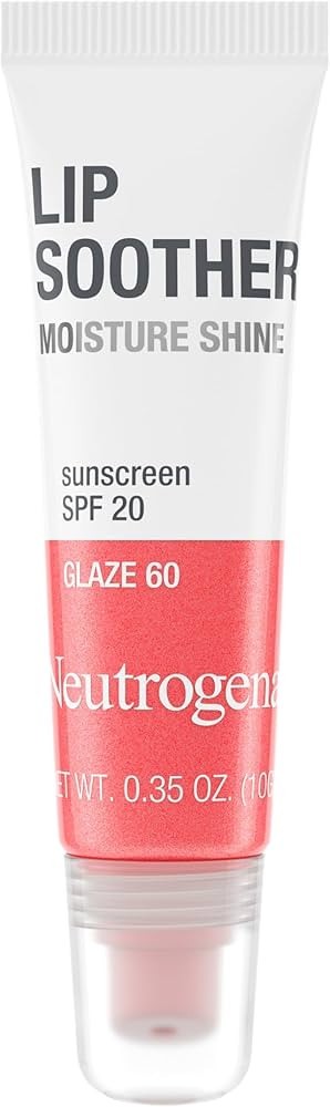 Neutrogena MoistureShine Lip Soother Gloss with SPF 20 Sun Protection, High Gloss Tinted Lip Mois... | Amazon (US)