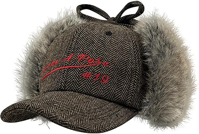 URAWOW Faux Fur Baseball Cap Women Winter Fall Grunge Aespa NINGNING Same Style Trapper Hat Plush... | Amazon (US)