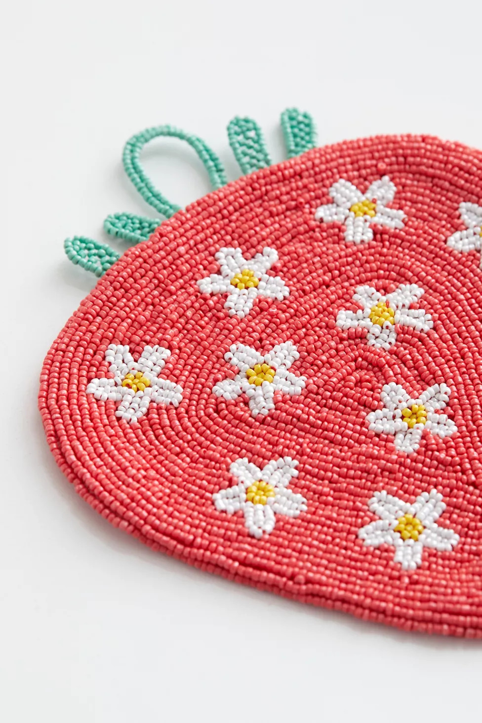 Strawberry Beaded Trivet | Urban Outfitters (US and RoW)